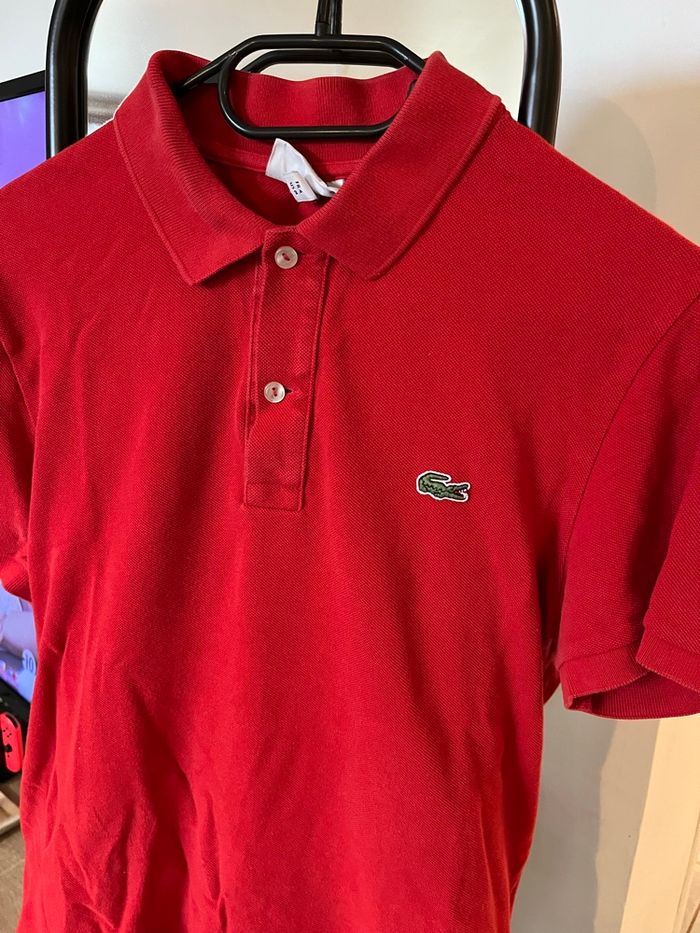 Polo Lacoste rouge