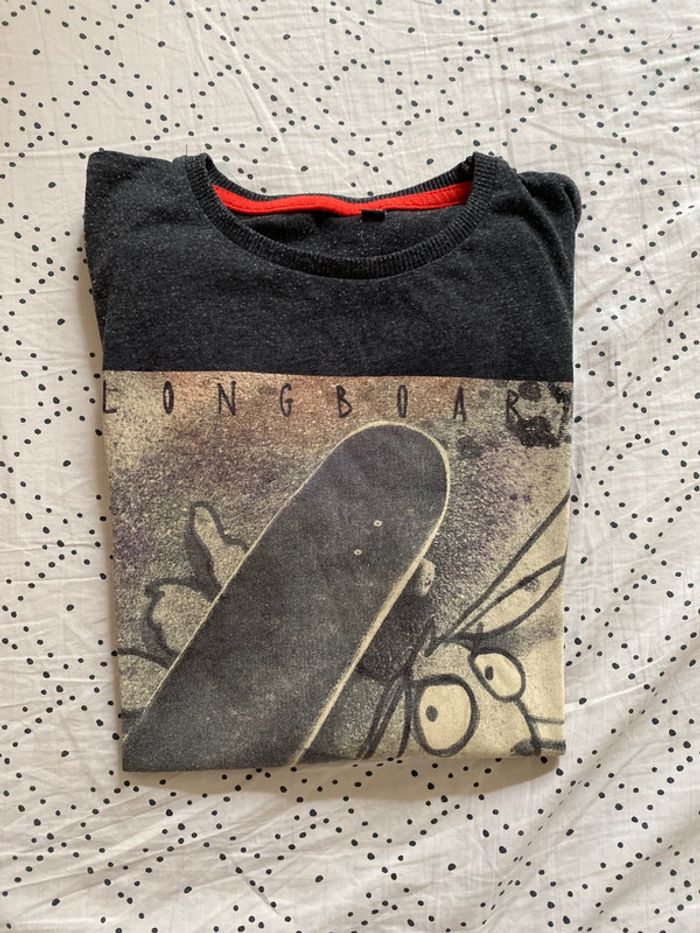 t-shirt garçon 12 ans manches longues