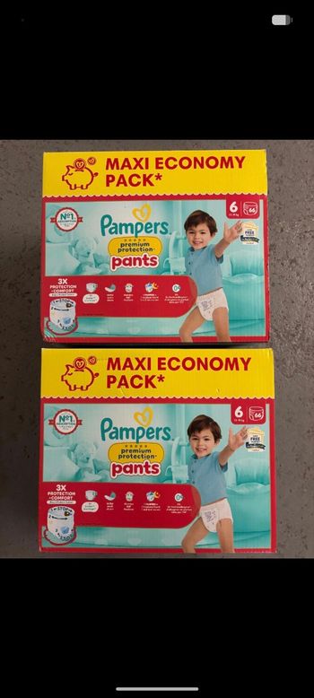Pampers Premium Protections Pants T6 / 132 couches 