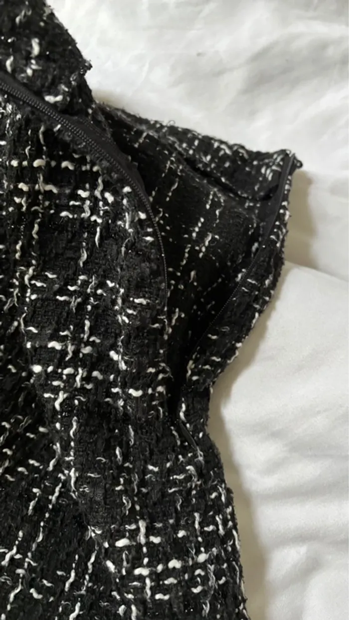 Jupe tweed noir et blanche - photo numéro 4