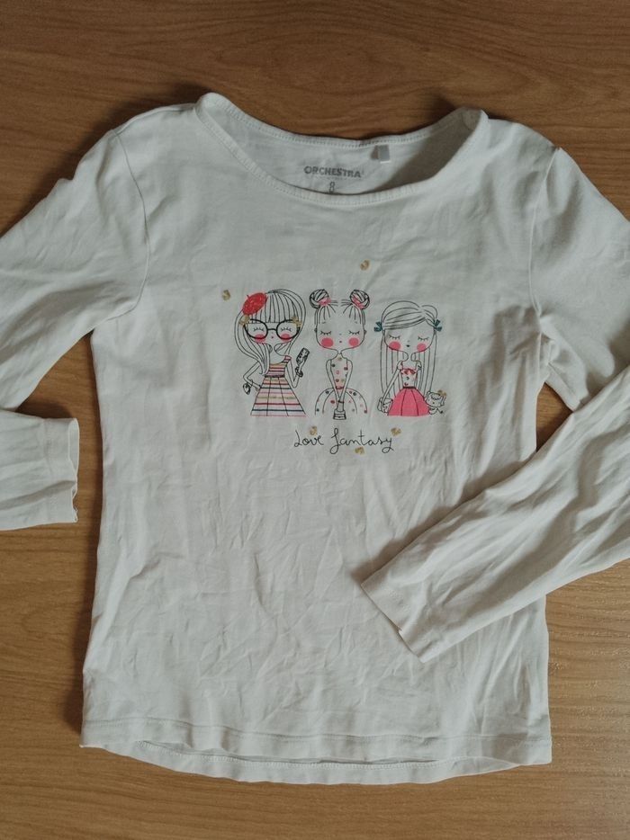 Lot de 3 tee-shirts fille 8 ans Orchestra - photo numéro 5