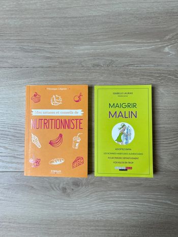 Lot de 2 livres nutrition diététique