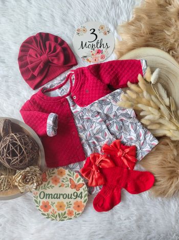 Ensemble obaïbi fille 3 mois 🎀