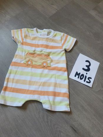 Combinaison été barboteuse 3mois