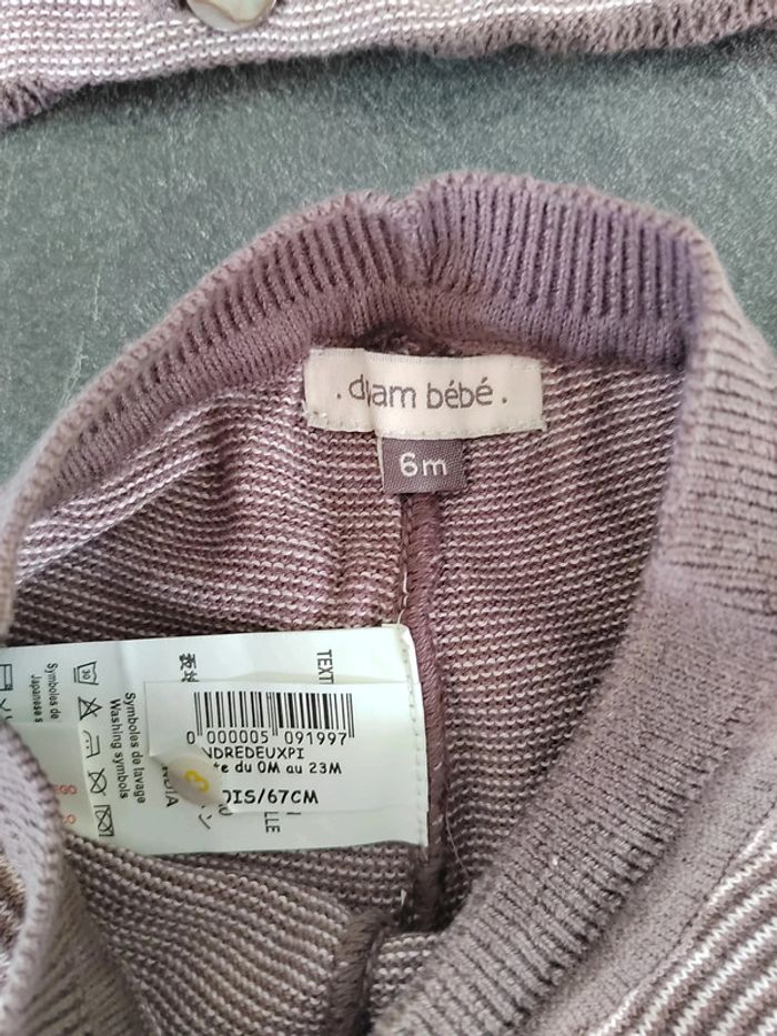 15 € Ensemble fille DPAM bébé 6 mois - photo numéro 3