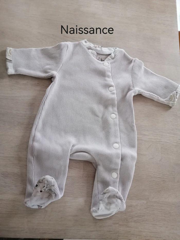 Pyjama beige naissance creatrice