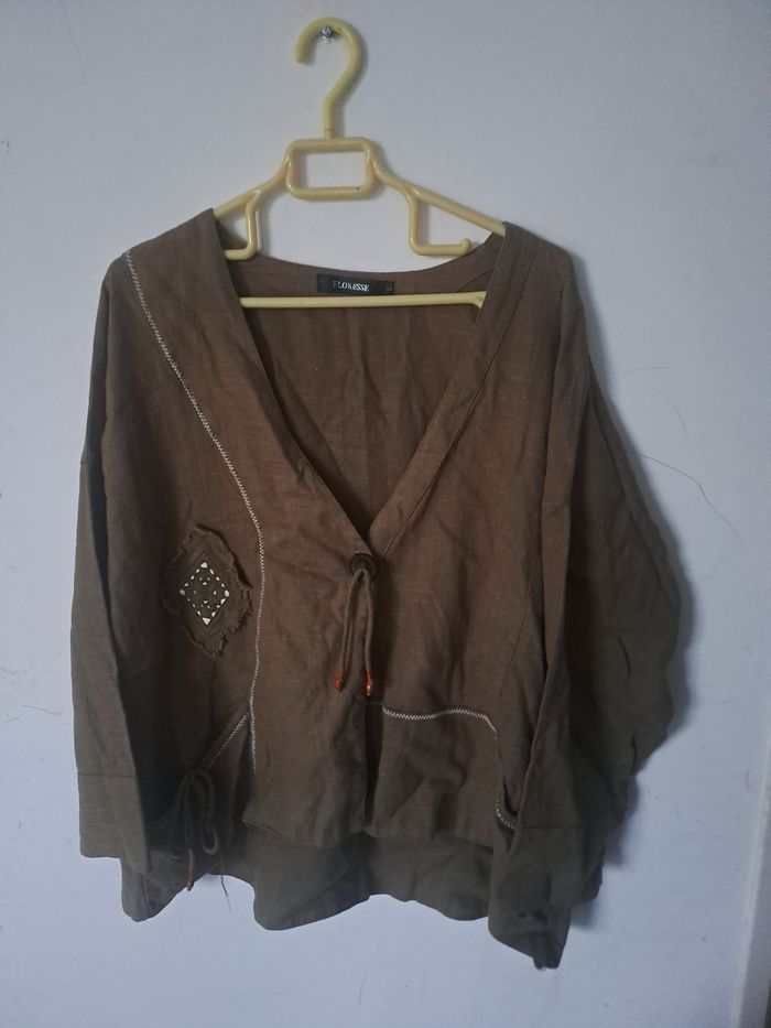 Veste / Gilet Kaki Floresse Taille L