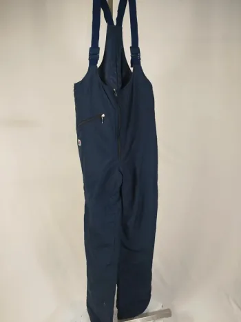 Salopette ski K-WAY Vintage Pantalon à bretelle snowboard Homme L Bleu Marine A217
