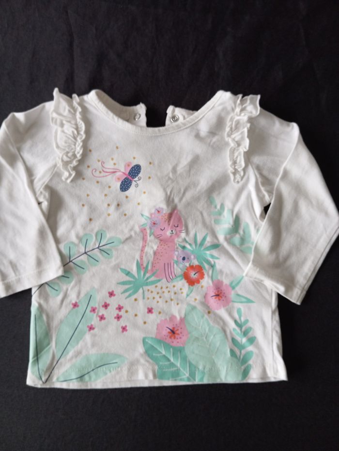 Lot manches longues fille 12 mois - photo numéro 2