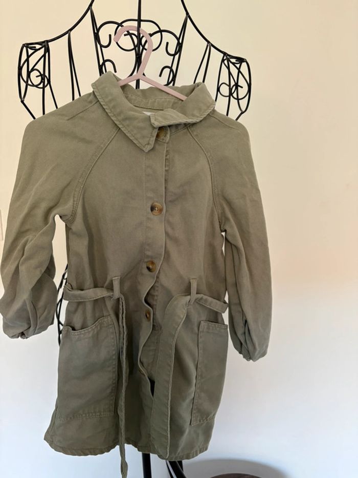 Robe Zara - Kaki/Vert Olive - Taille 3-4 ans