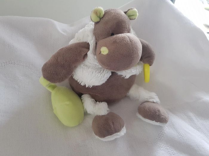 Peluche  hippopotame  babynat - photo numéro 2