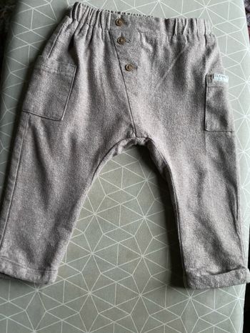 Pantalon détente en feutre doublé 12 mois Kiabi