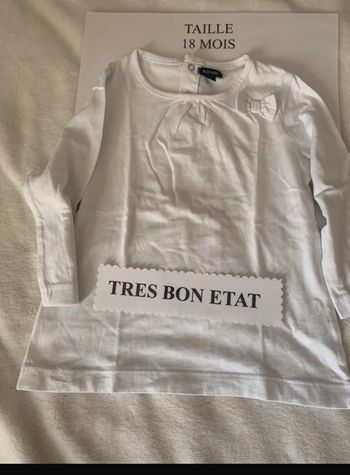 Tee shirt manche longue taille 18 mois