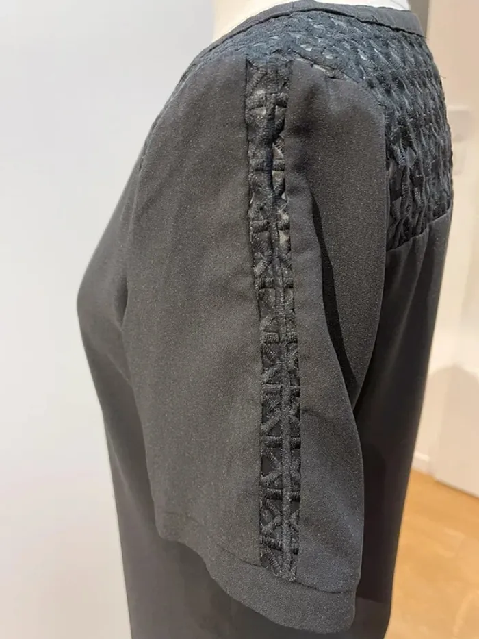 Superbe Robe noire chic 🌸 M 38 - photo numéro 4