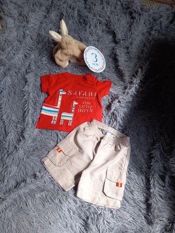 Ensemble garçon 3 mois