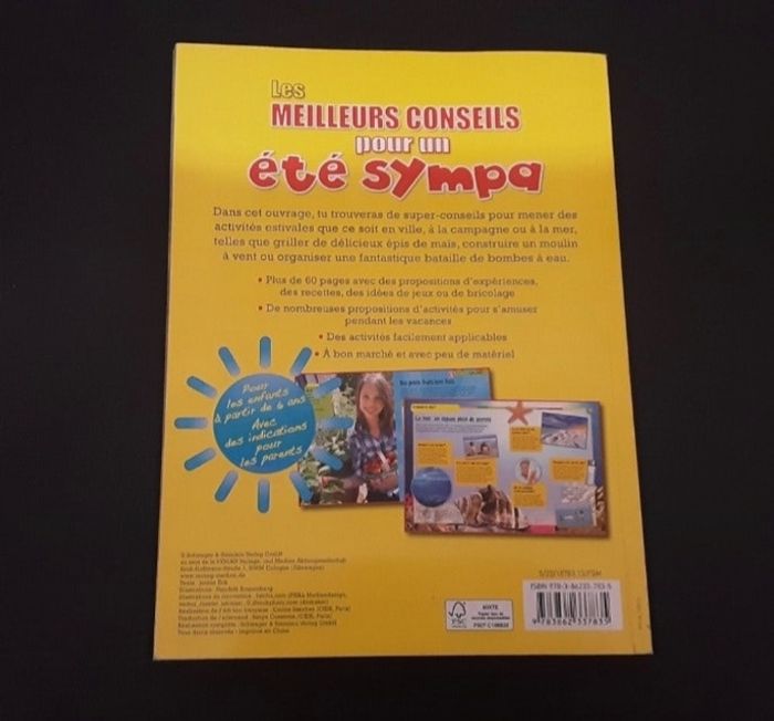 Livre - Les meilleurs conseils pour un été sympa - photo numéro 2
