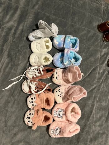 Lot de chaussons fille