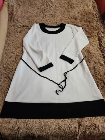 Tunique blanche et noire