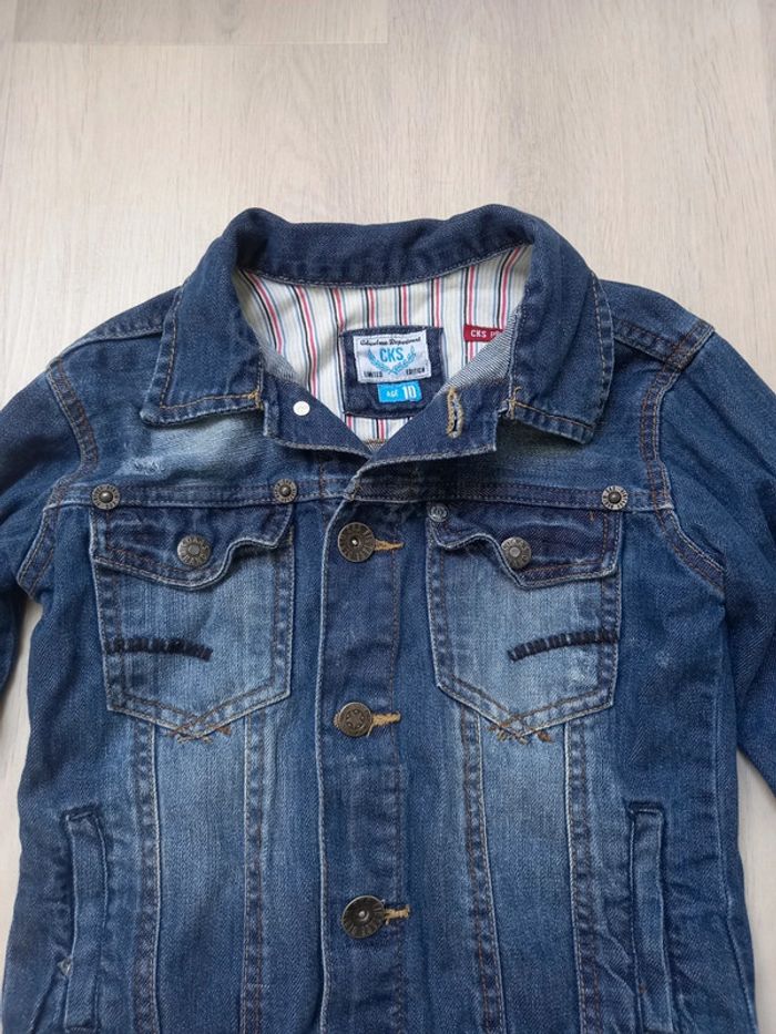 Vaste en jeans CKS taille 10 ans - photo numéro 3