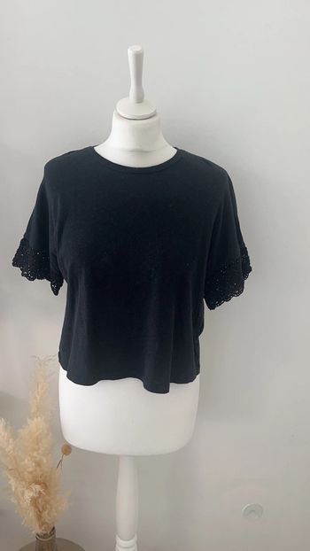 T-shirt noir Zara M