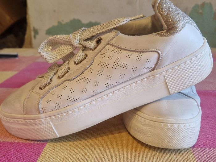 Lots de deux paires de basket palladium et tamaris - photo numéro 3