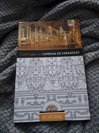 Carnet de coloriages sur Versailles