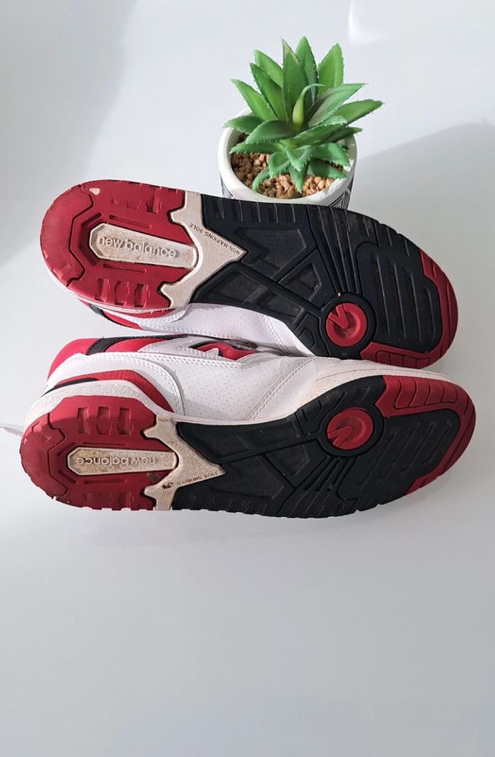 New Balance 550 blanche et rouge - photo numéro 9