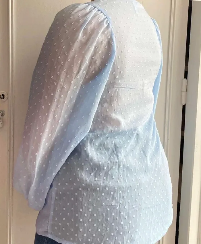 Blouse bleue XS 🟡 - photo numéro 9