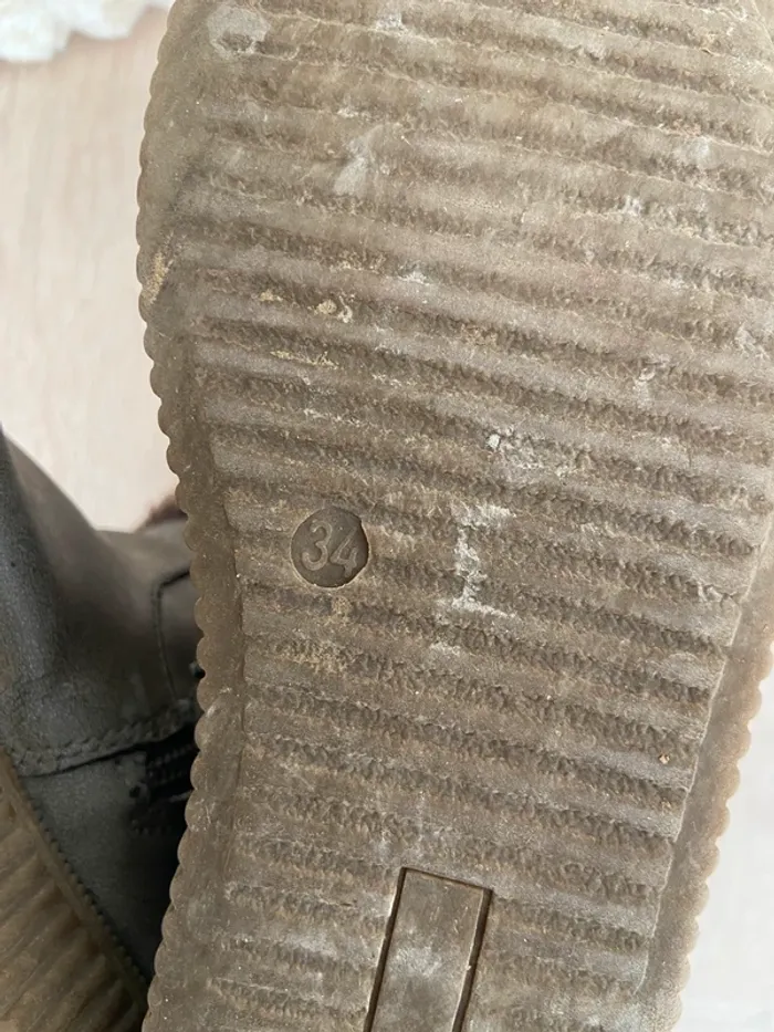 Bottines fille, fourrées, 34 - photo numéro 5