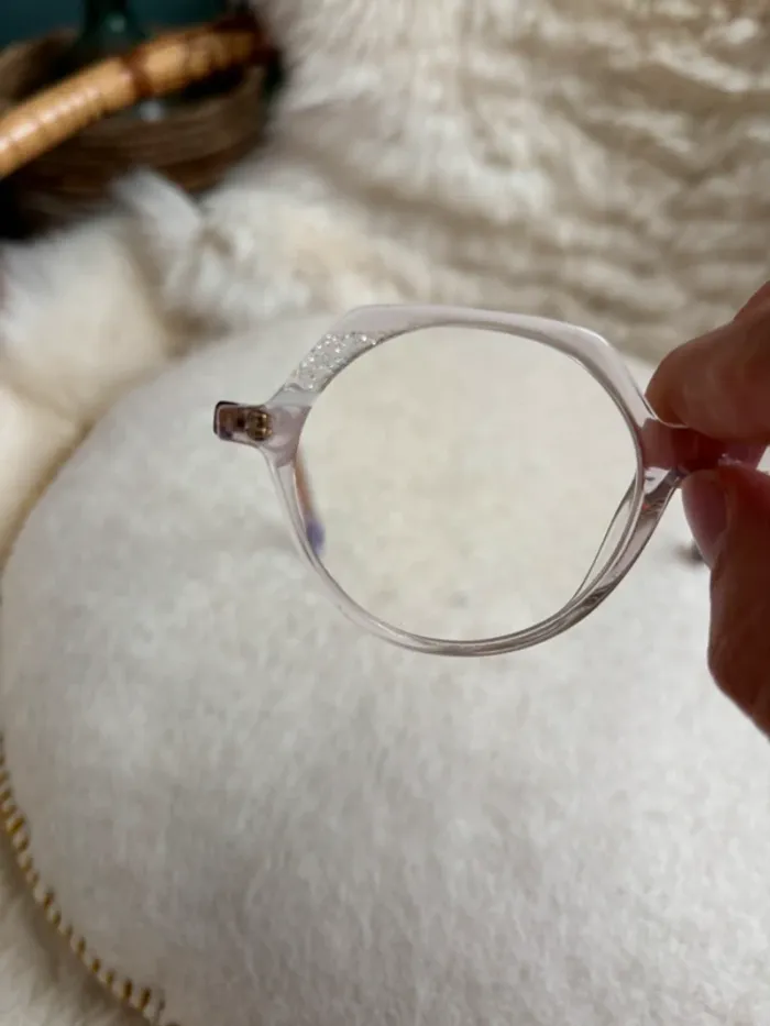 Lunettes de vue kaleos Burke transparente et paillettes - photo numéro 6