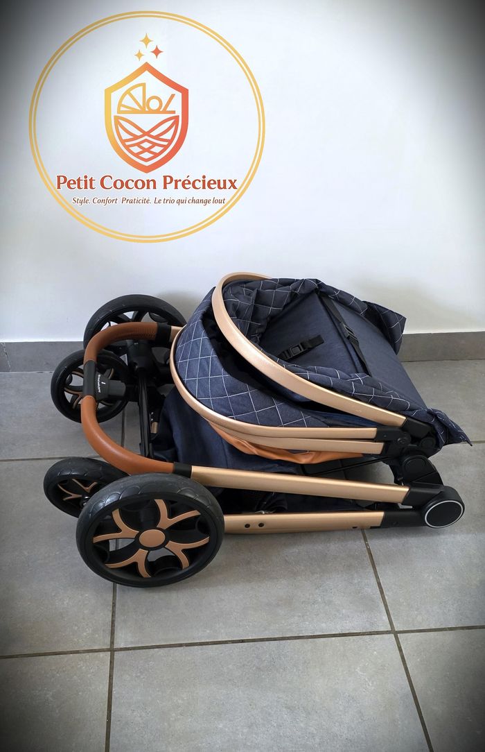 Poussette 3-en-1 Magic ZC bleu / Neuve / Vendeuse déclarée dans la puériculture. - photo numéro 10