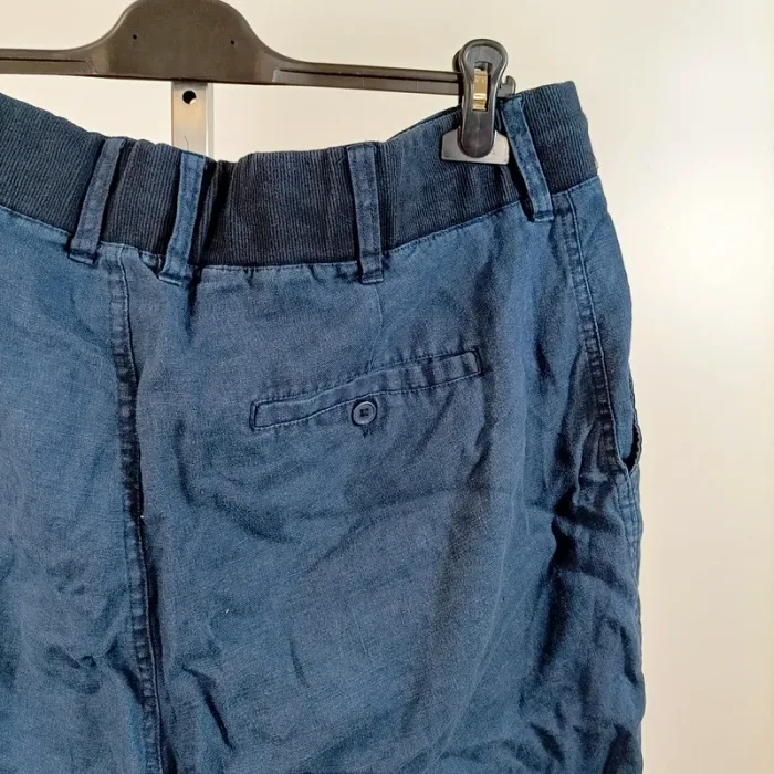 Short bleu Taillissime La Redoute taille 58 coton et élasthanne A851 - photo numéro 9