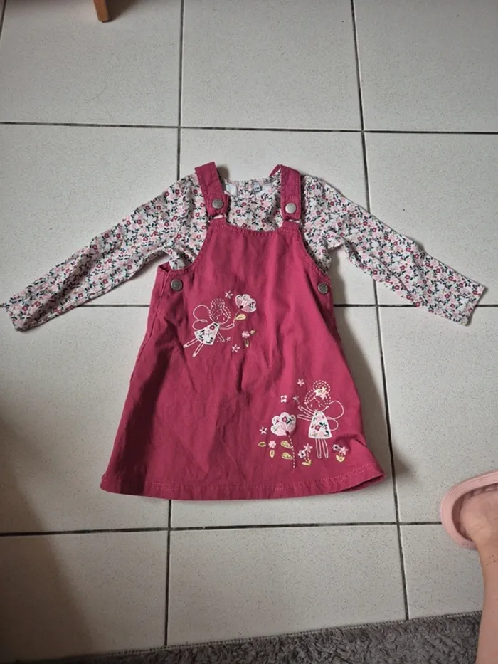 Ensemble robe tee shirt manches longues