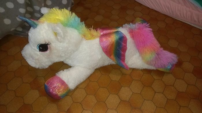 Grande Peluche licorne 60 cm