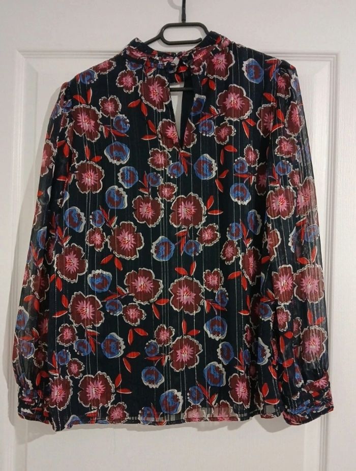 Haut manches mousseline