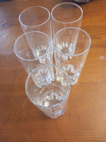 Lot 5 verres