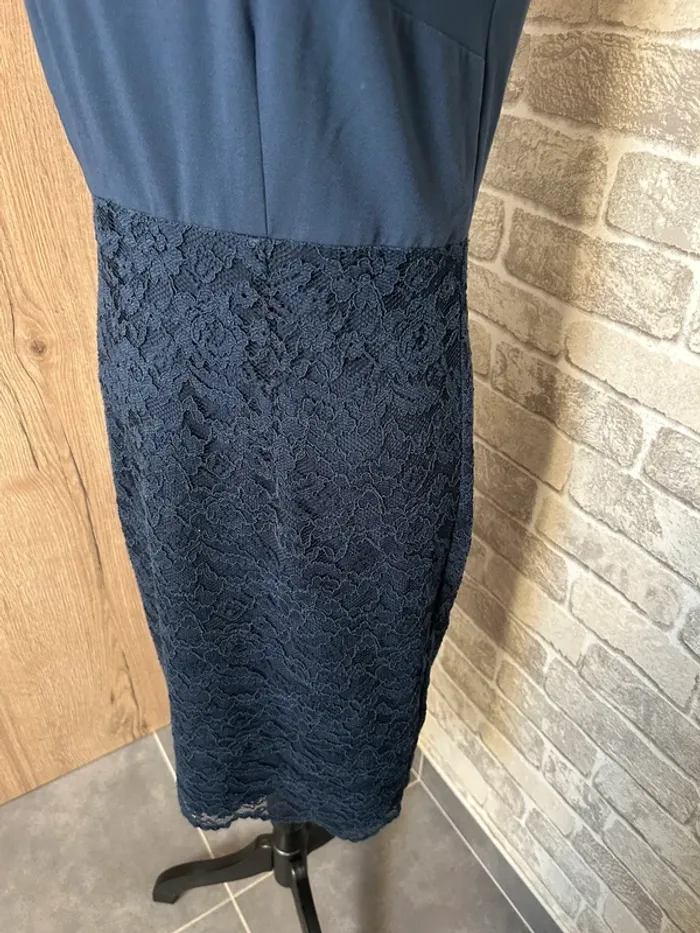 Robe chic bleu marine taille 38 - photo numéro 6