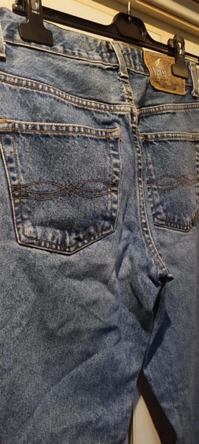 Jeans homme pantalon jambe larges - photo numéro 3