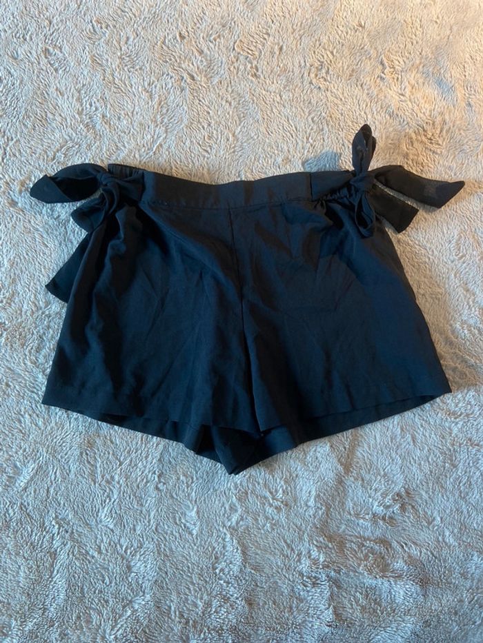 Short noir noeud coquette - photo numéro 3