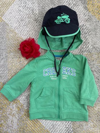 Casquette et gilet 18 mois