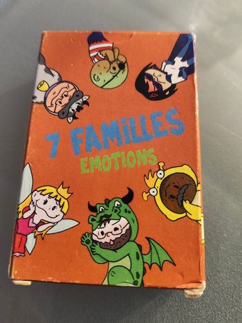 Jeu 7 familles thème Émotions 