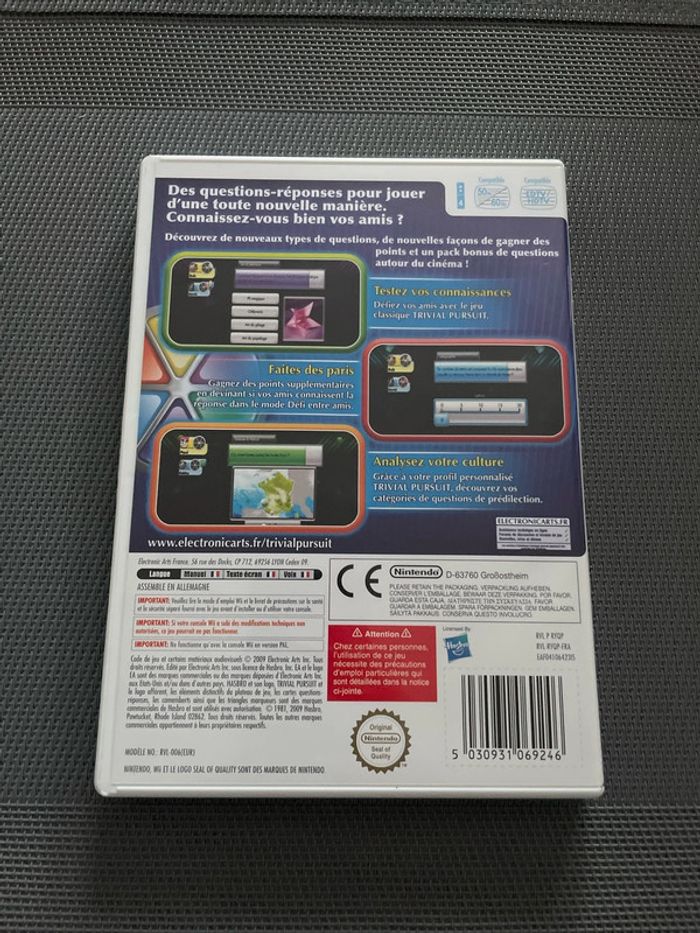 Trivial Pursuit Jeu Nintendo Wii - photo numéro 3