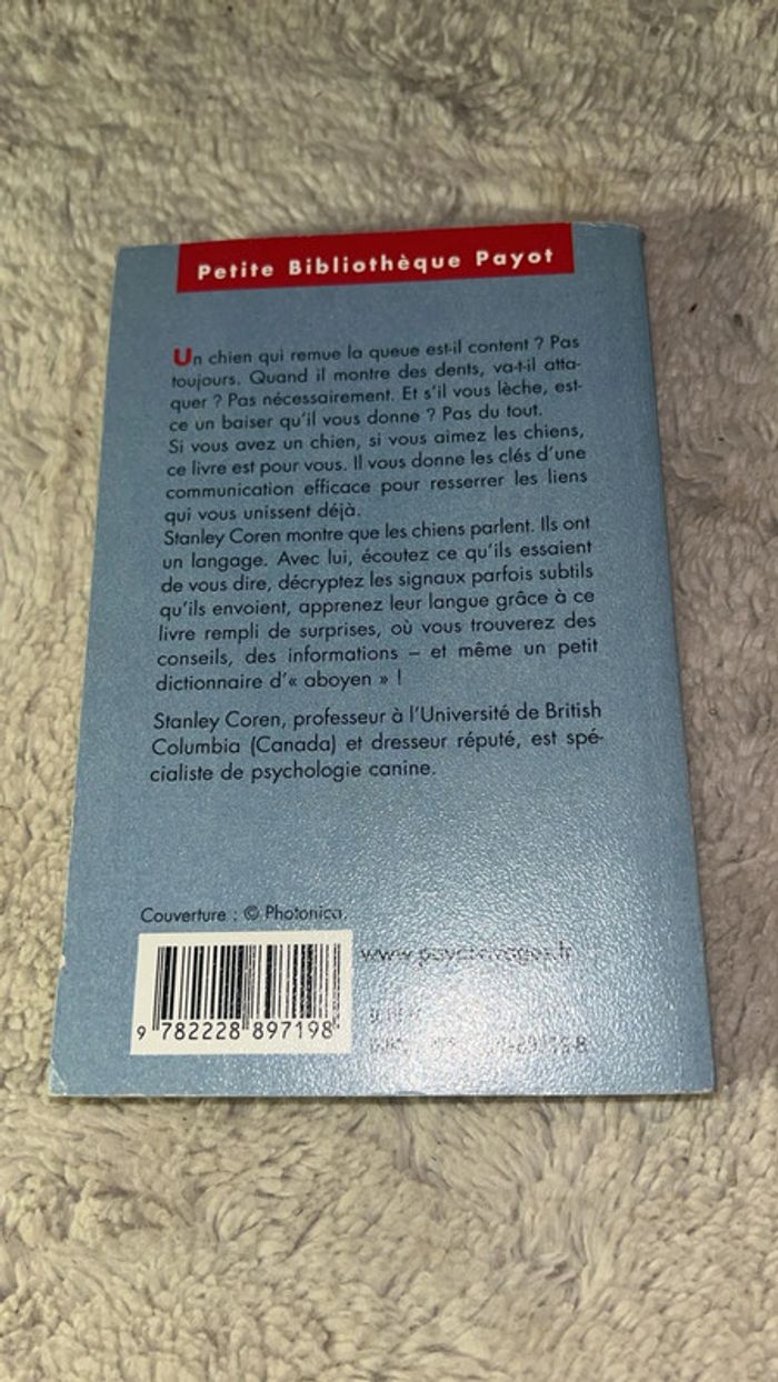 Livre comment parler chien - photo numéro 2