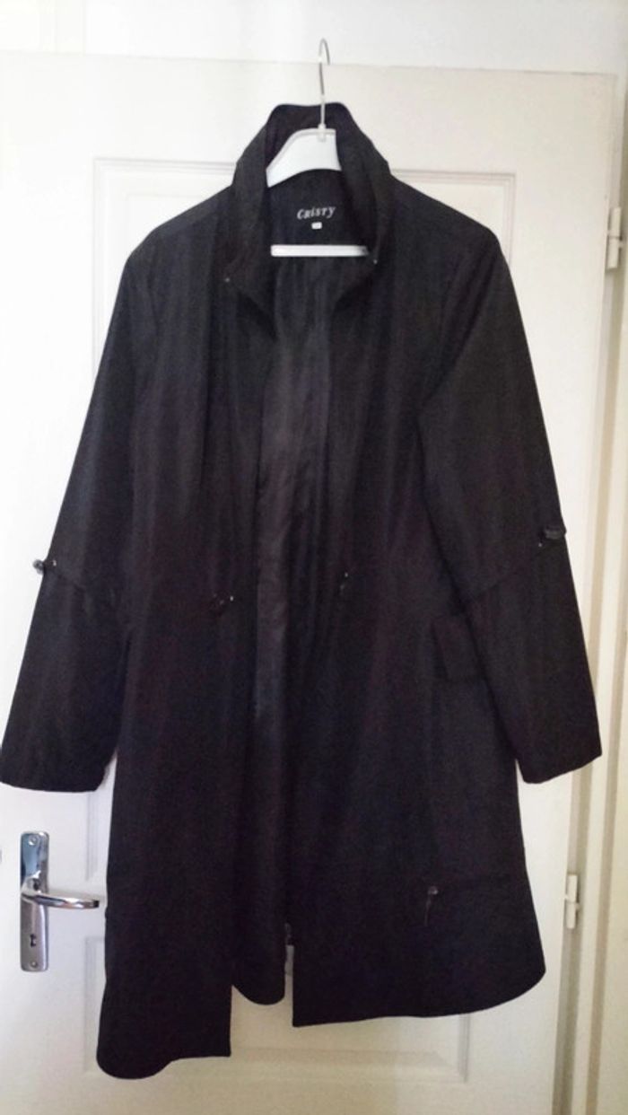 Veste longue imperméable T 44