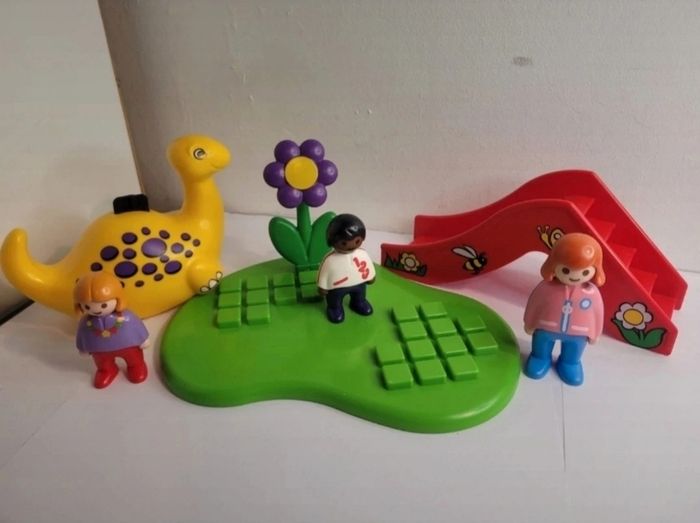 Maison et parc avec enfants Playmobil 123 - photo numéro 2