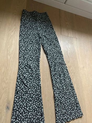 pantalon fleuri flare kiabi XXS / 32