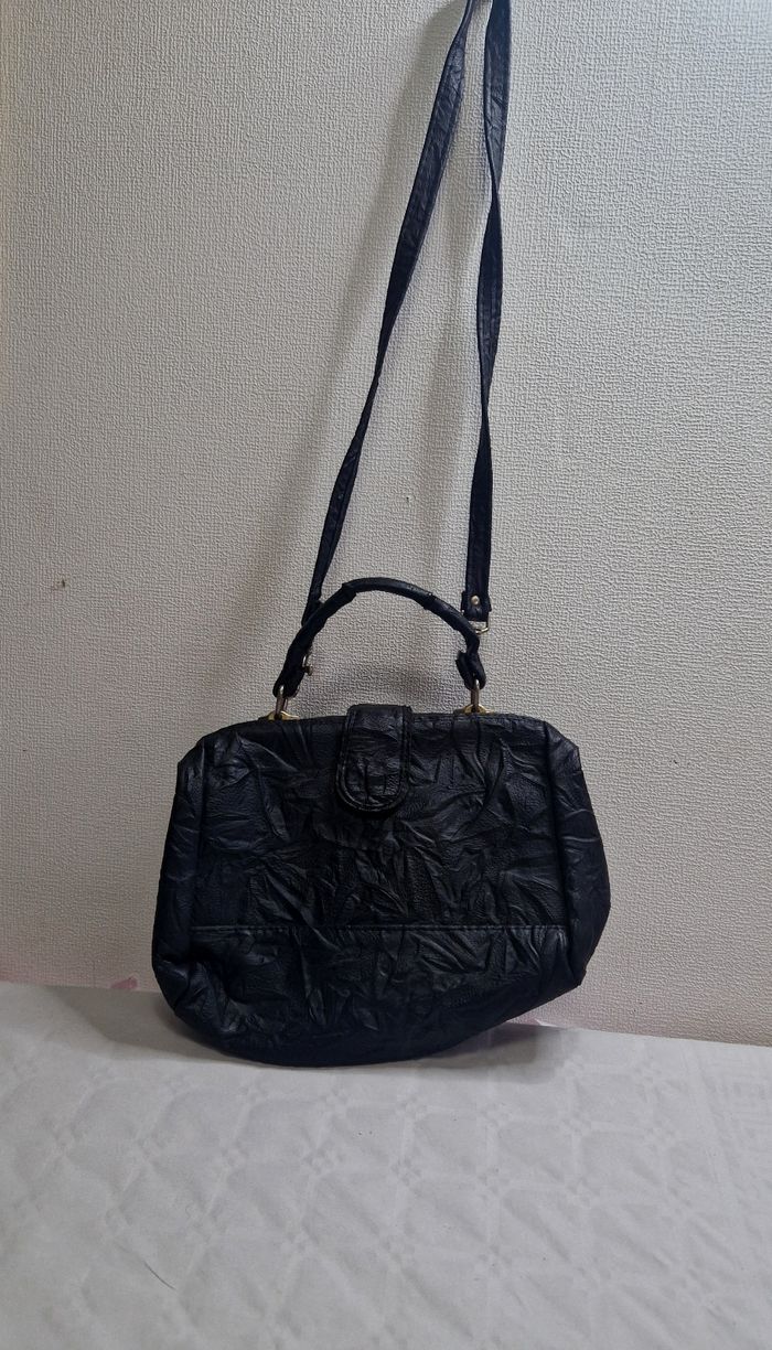 Sac a main , vintage , noire , femme - photo numéro 2