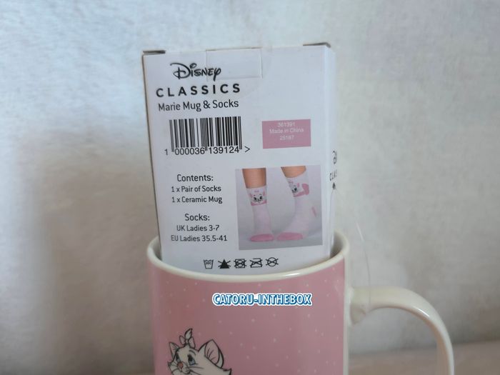 Tasse / Mug / Cup + chaussettes socks Disney Les Aristochats Marie The Aristocats - photo numéro 4