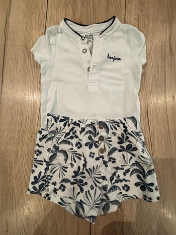 Ensemble bébé garçon été 9mois
