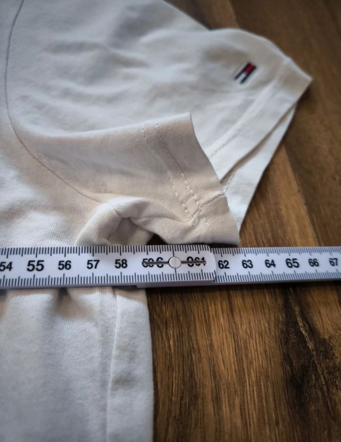 T-shirt tommy Hilfiger, blanc, très bon état, taille xxl - photo numéro 7